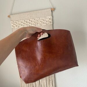 BRAND NEW Vegan Leather Office Bag